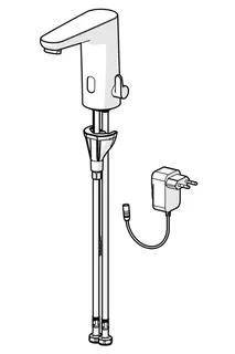 Waschtisch-Batt., 230/9 V, Bluetooth HANSAELECTRA 9100 chr – Bild 2