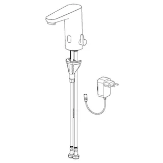 Waschtisch-Batt., 230/9 V, Bluetooth HANSAELECTRA 9110 chr – Bild 2