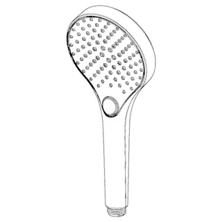Handbrause, d 110 mm HANSAVIVA 4433 chr – Bild 4