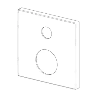 Ros. HANSA 59914315 150 x 150 mm chr
