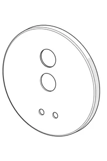 Deckplatte HANSA 59914553 d 170 mm chr