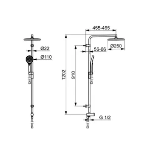 Kopfbrause-Set HANSAVIVA 4418 chr – Bild 2