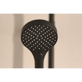 Handbrause, d 110 mm HANSAVIVA 4433 Matt-Schwarz – Bild 2