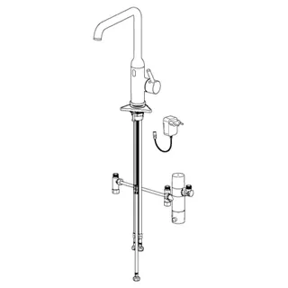 Küchenarm., 230/9 V, Bluetooth HANSAVANTIS Style 5421 Matt-Schwarz – Bild 3