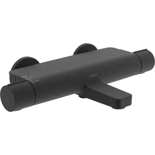 Wafü und Brausebatt. HANSAOPTIMA 6513 Matt-Schwarz