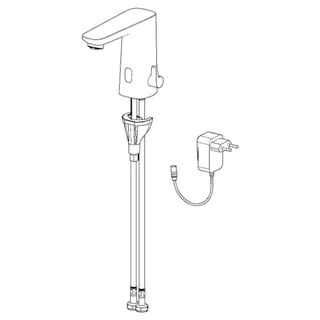 Waschtisch-Batt., 230/9 V, Bluetooth HANSAELECTRA 9200 chr – Bild 3