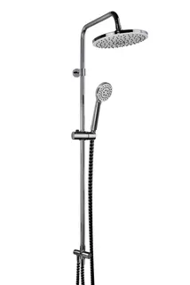 sanibel 1001-Showerpipe Duschsystem A24 1200 mm Kopfbr 230mm, Handbr 3S 90mm vc