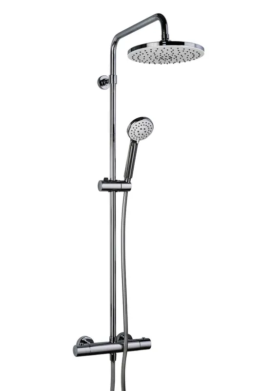 sanibel 1001-Showerpipe ThermostatsetA24 1095 mm Kopfbr 230mm, Handbr 3S 110mm vc