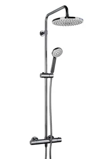 sanibel 1001-Showerpipe ThermostatsetA24 1095 mm Kopfbr 230mm, Handbr 3S 110mm vc