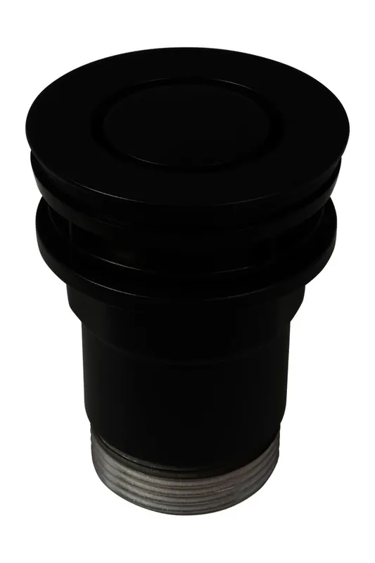 sanibel Ablaufventil Push-Down A24 rund DN 32 (11/4")x D60 mm schwarz