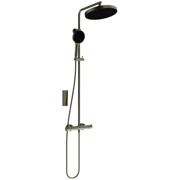 IS Duschsystem Ceratherm T125+ mit Brausethermostat Silver Storm