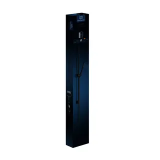 Ideal Standard Brausekombination Idealrain 900mm Stick-HB Schlauch:1750mm Silk Black – Bild 2