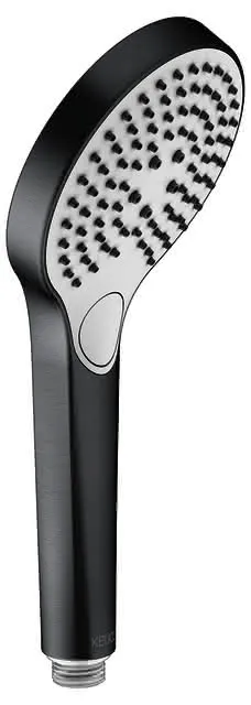 Keuco Handbrause IXMO 59580 mit 3-Strahlarten sw-chr. geb.