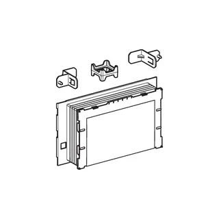 Geberit Sigma60 Rohbauset für flächenbündige Montage