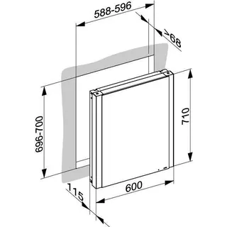 Keuco SPS Somaris 14504, VB 1200x710x128mm verspgl. – Bild 3