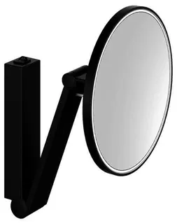 Keuco KS iLook_move rund 17612, beleuchtet, Wippschalter, schwarz