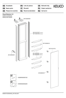 Keuco Royal Modular 2.0 unbel.,l.80000, Vorb,Anb.schr,sb-elox,350x1600x120mm – Bild 4