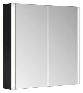 Keuco SPS Somaris 14502, br.Tür li. VB 800x710x128mm schwarz matt