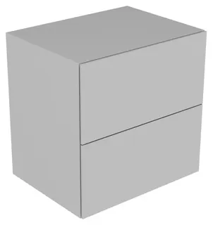 KE Sideboard Edition 11 31323, 2 Auszüge, trüffel/Glas trüffel