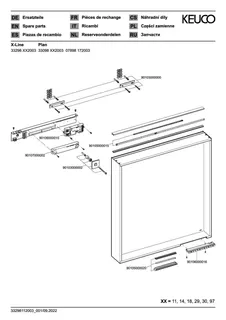 Keuco LS Plan 07898,m.Spiegelheiz, DALI, silber-gebeizt-eloxiert, 650x700x105 mm – Bild 4