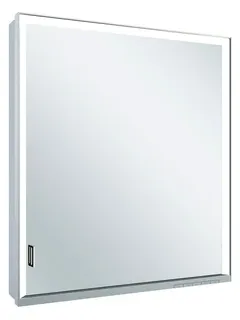 Keuco SPS R. Lumos 14321, o. Ablagef. VB Ans.r. 650x735x130mm si-elox.