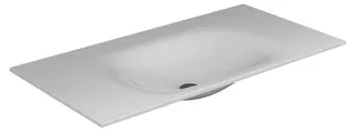 Keuco Varicor-Waschtisch Edition 11 31270, ohne Hahnlohbohrung, weiß, 1400 mm