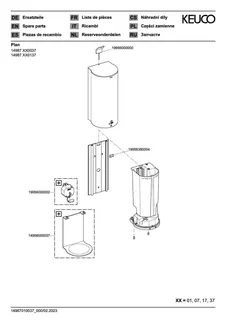 Keuco Desinfektionsmittelspender Plan 14987 elektr. Wandmodell verchr. – Bild 3
