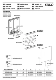 Keuco Royal Modular 2.0 SPS, bel. 80001, Einb,oSteckd,sb-elox,500x700x120mm – Bild 3