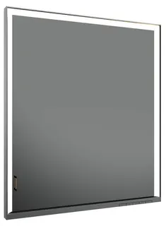 Keuco SPS R. Lumos 14311, r., mit Ablagef., Einbau, silb-elox., 650x735x165mm