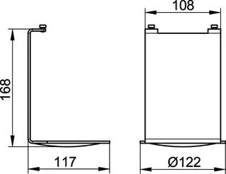 Keuco Abtropfschale Plan 14956, passend zu 14956, anthrazit – Bild 2