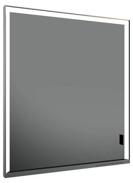 Keuco SPS R. Lumos 14311, l., mit Ablagef., Einbau, silb-elox., 650x735x165mm