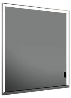 Keuco SPS R. Lumos 14311, l., mit Ablagef., Einbau, silb-elox., 650x735x165mm