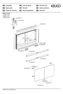 Keuco SPS R. Lumos 14338, m. Ablagef. EB 1050x735x130mm si-elox. – Bild 3