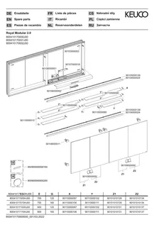 Keuco Royal Modular 2.0 SPS, bel. 80041, Einb,oSteckd,sb-elox,1700x700x120mm – Bild 2