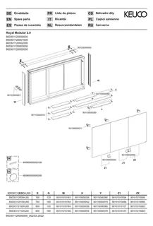 Keuco Royal Modular 2.0 SPS, unbel. 80030, Vorb,2Steckd,sb-elox,1200x700x160mm – Bild 4