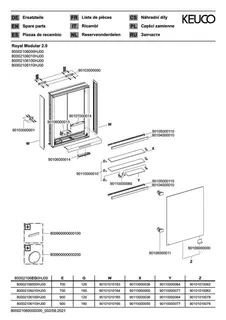 Keuco Royal Modular 2.0 SPS, DALI 80002, Vorb,1Steckd,sb-elox,600x700x120mm – Bild 3