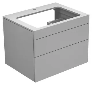 KE Waschtischunterbau Edition 400 31571, Hahnloch, cashmere/cashmere