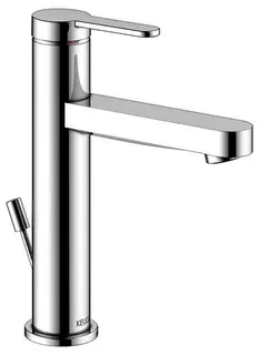 KE EHM-WT-Mischer 130 IXMO 59501, m.Zug.-Ablgrt. Flat, Rosette rd. verchr.