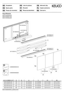 Keuco Royal Modular 2.0 SPS, bel. 80031, Einb,2Steckd,sb-elox,900x700x160mm – Bild 3