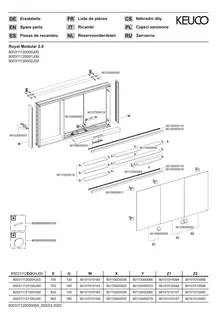 Keuco Royal Modular 2.0 SPS, bel. 80031, Vorb,2Steckd,sb-elox,1200x900x160mm – Bild 3