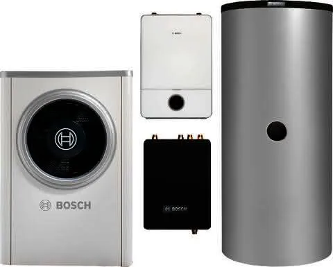 BOSCH Luftwärmepumpen-Paket BOPA CS716 CS7001iAW9OR-S, AWE9, FF20, BHS750-6