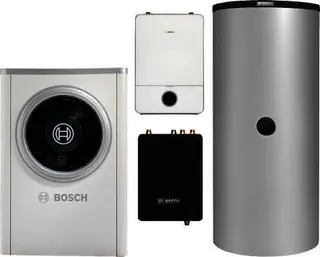 BOSCH Luftwärmepumpen-Paket BOPA CS718 CS7001iAW13OR-T, AWE17, FF20, BHS 1000-6