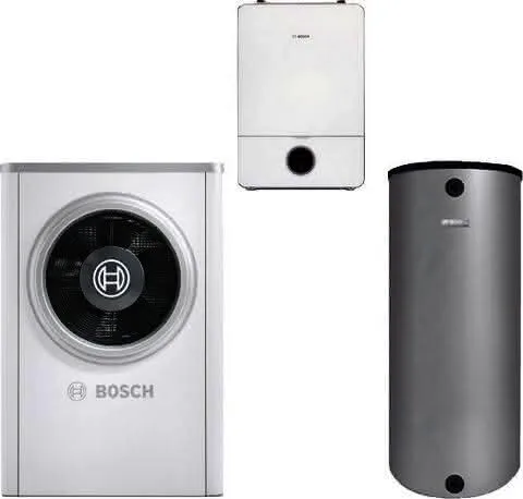 BOSCH Luftwärmepumpen-Paket BOPA CS727 CS7001iAW 13 OR-T, AWE17, BH200-5 1 A