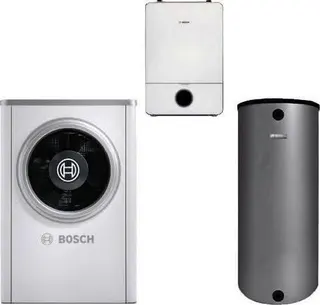 BOSCH Luftwärmepumpen-Paket BOPA CS724 CS7001i AW 5 OR-S, AWE9, BH120-5 1 A