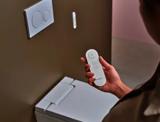 Geberit AquaClean Alba WC-Komplettanlage Wand-WC, weiß,KeraTect – Bild 3
