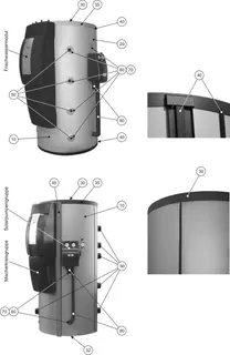 Wolf Paket Schichtenspeicher BSP-W-800B für BWL-1 , BWS-1 – Bild 2