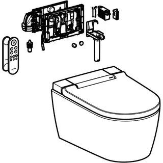 Geberit AquaClean Sela WC-Komplettanlage WWC, DuoFresh, weiß – Bild 4