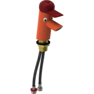 Geberit Bambini Waschtischarmatur EHM farbneutral, karminrot, orange