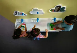 Geberit Bambini Waschtischarmatur EHM farbneutral, ozeanblau, hellblau – Bild 5