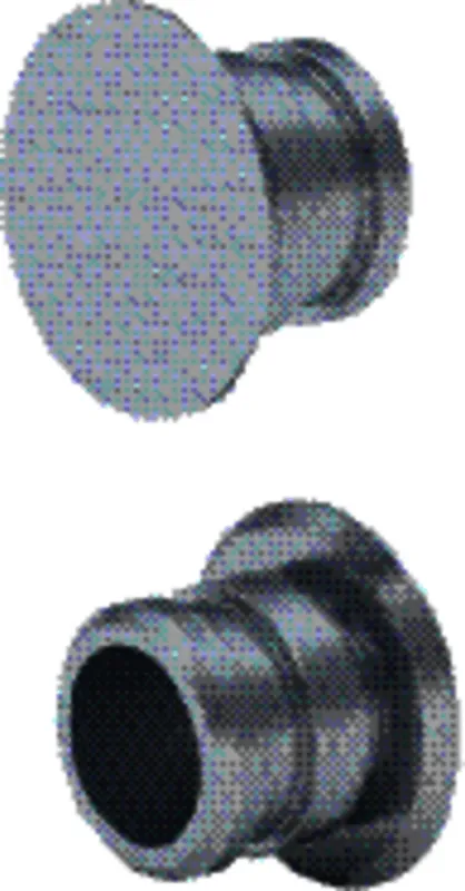 Set Fixierbolzen aus Aluminium f. Geberit Monolith S-Verkl., Alu. gebü.